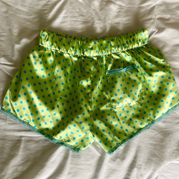 Flowy Satin Sleep Shorts - Picture 3 of 3